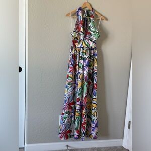 NWT Women's Sugarlips Hannah Floral Halter Maxi Dress - Small